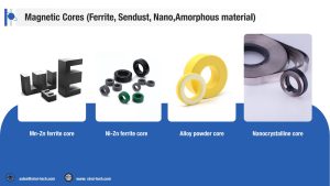 SiRui Technology magnetic core product - ferrite and powder transformer cores
