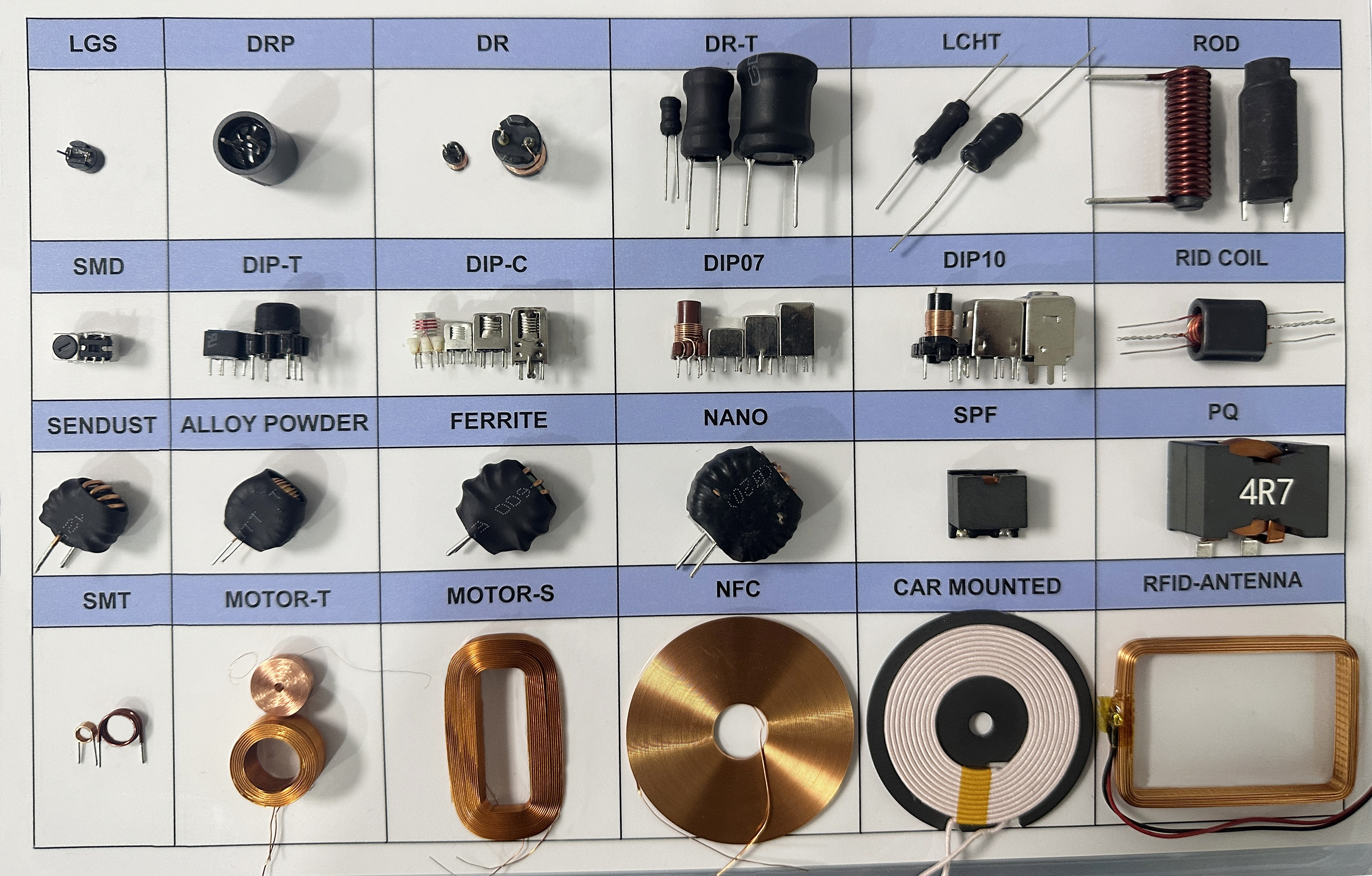 Home Power inductor common mode choke SMD through-hole air inductor